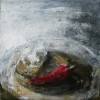 LANGUES DE FEU - toile -  60 x 60 cm